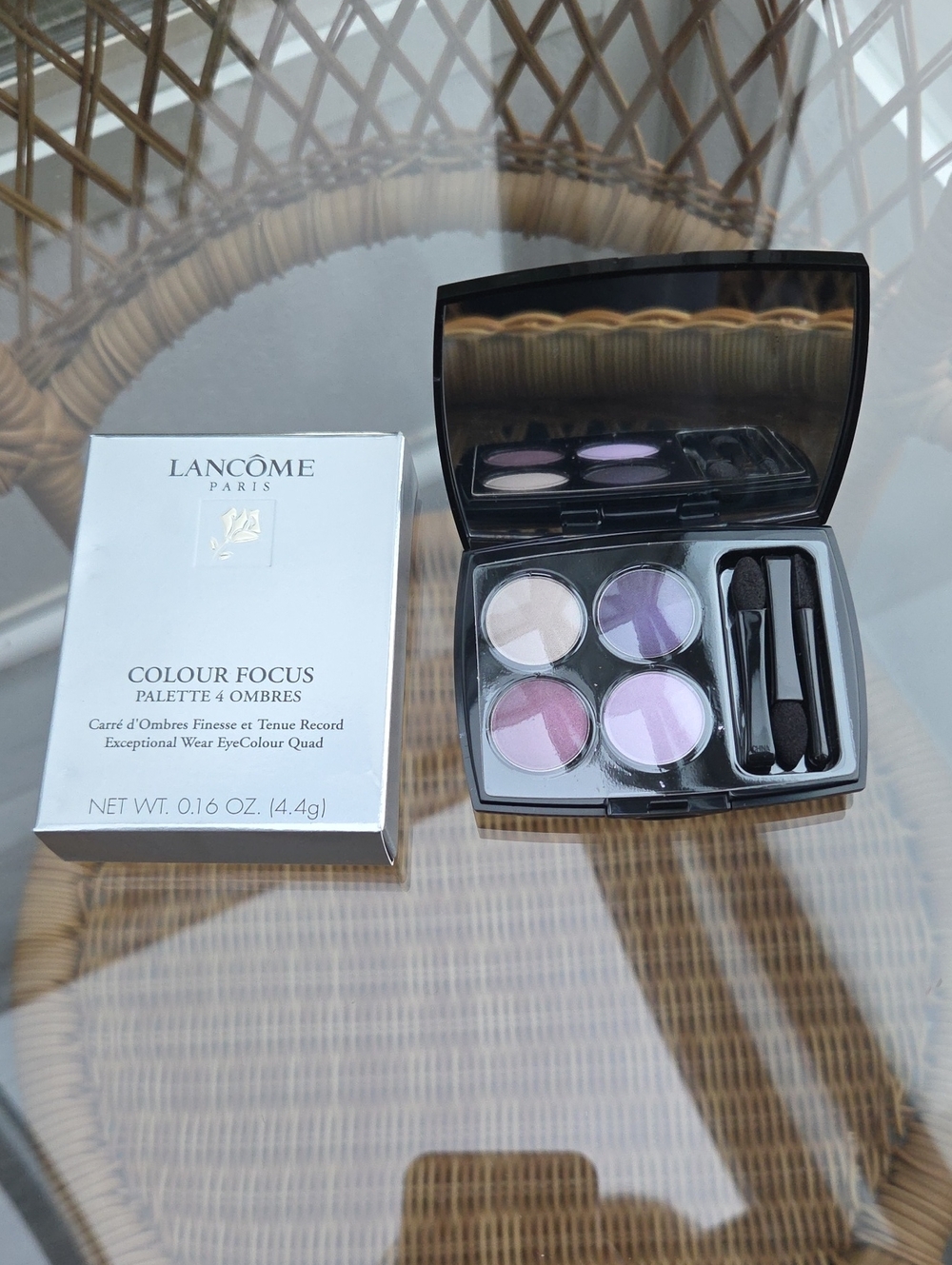 Lancome Colour Focus Eye Shadow Quad -4passion  Pink & Purple Colors